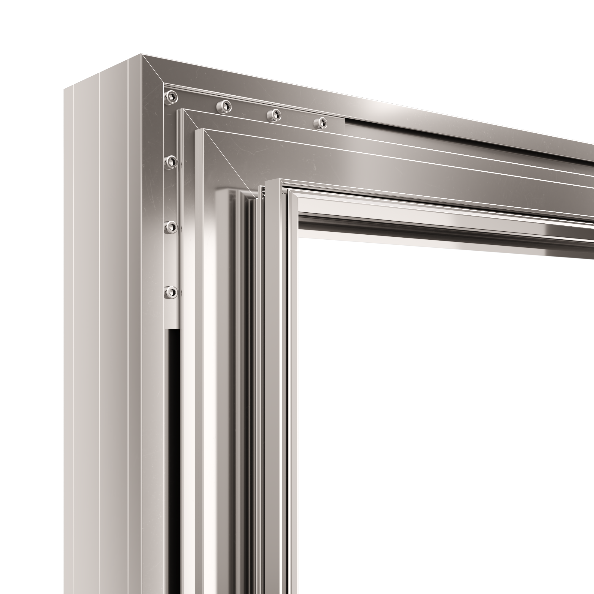 Detail of AKTIVE STANDARD pocket doorframe