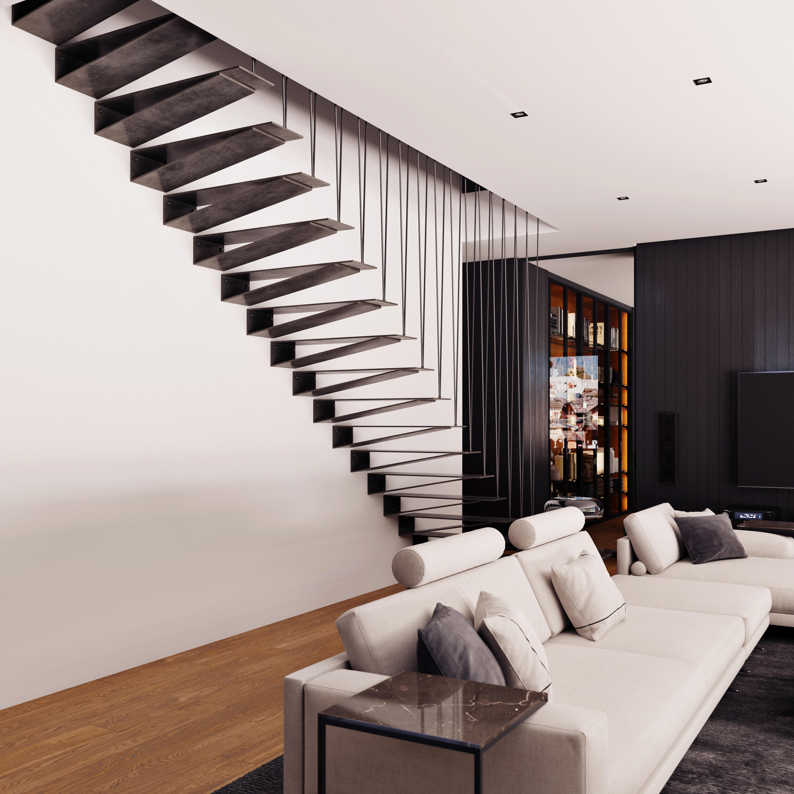 Spirit indoor stairs