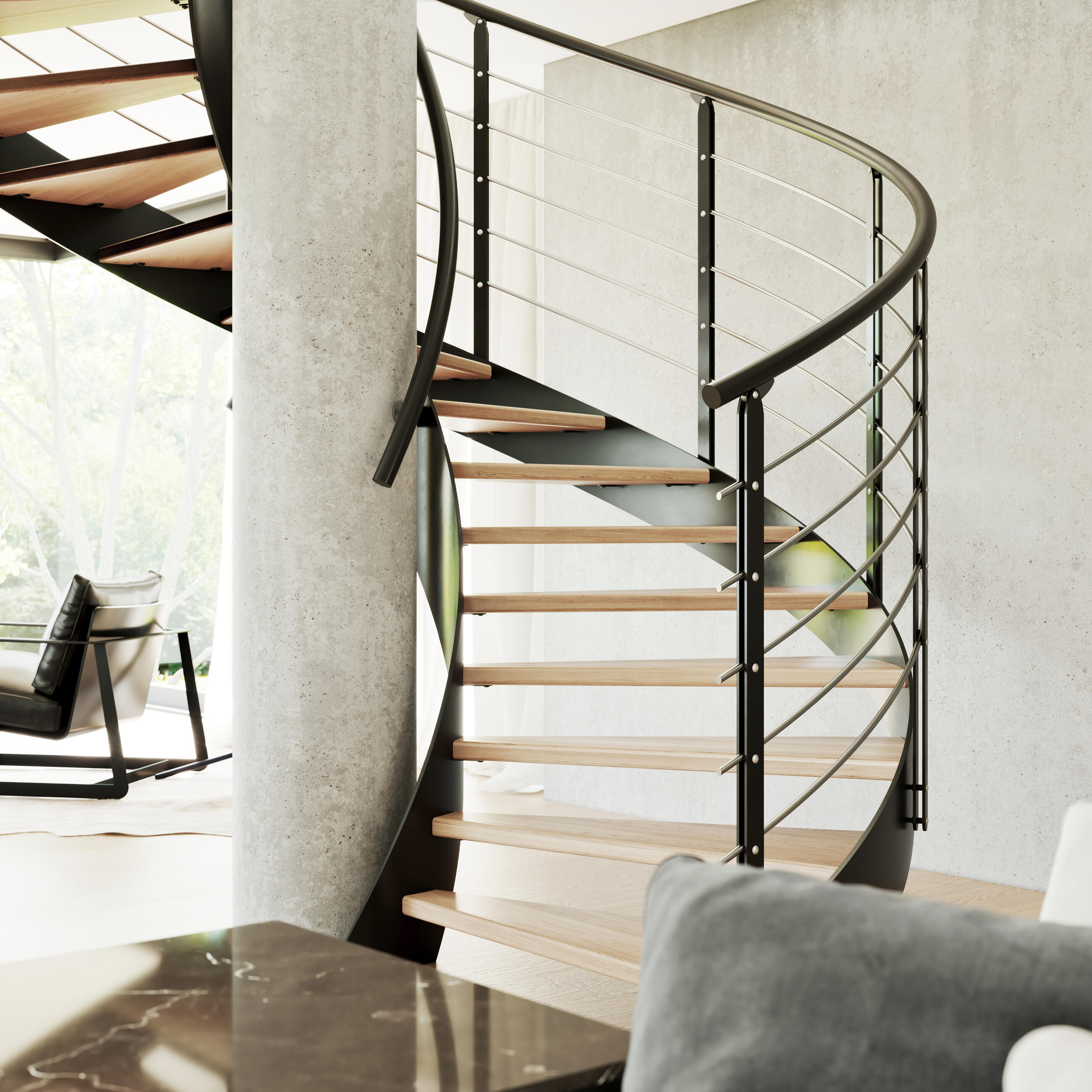 Honore indoor stairs