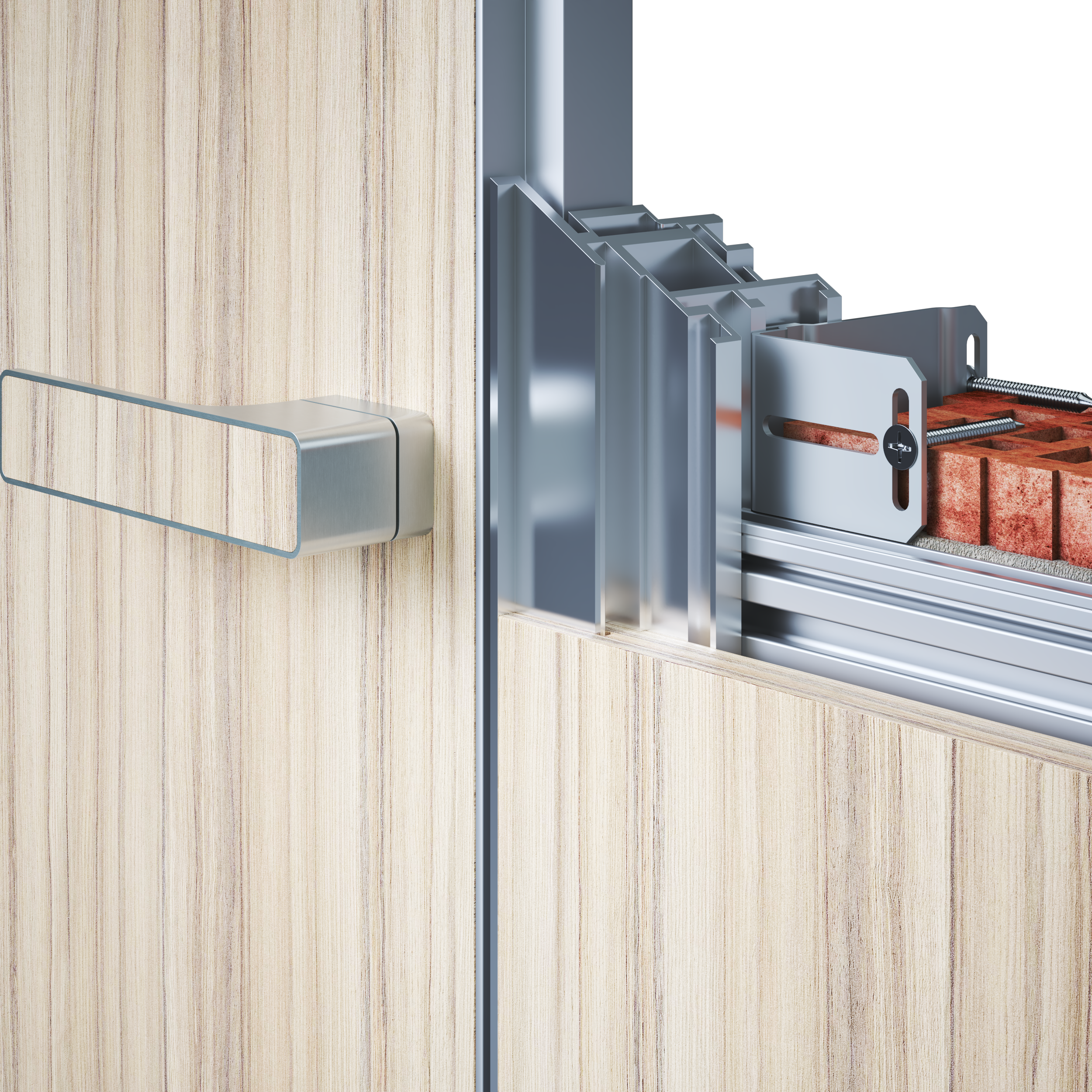 Efekta 25/15 concealed door frame