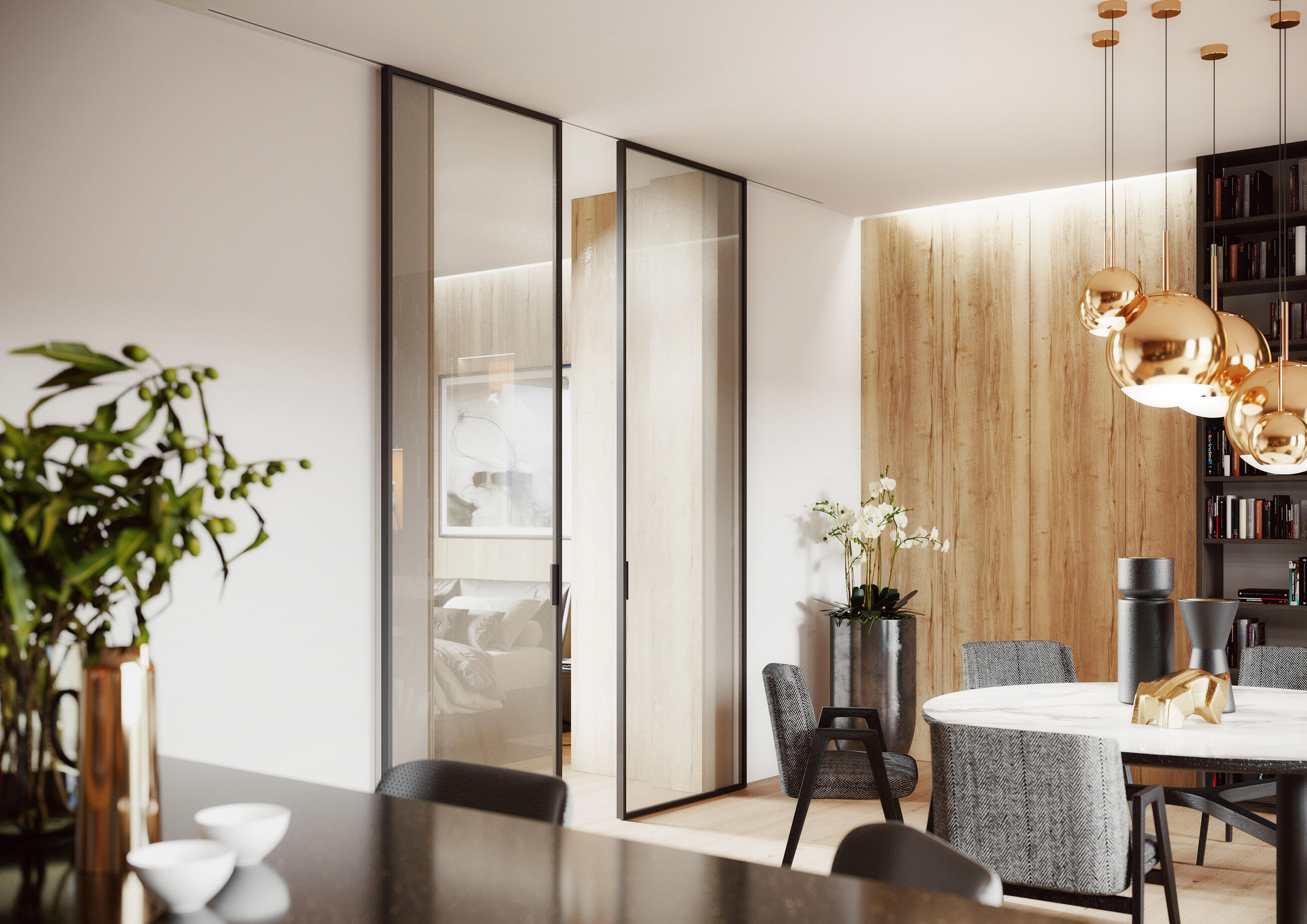 Ideanet sliding door