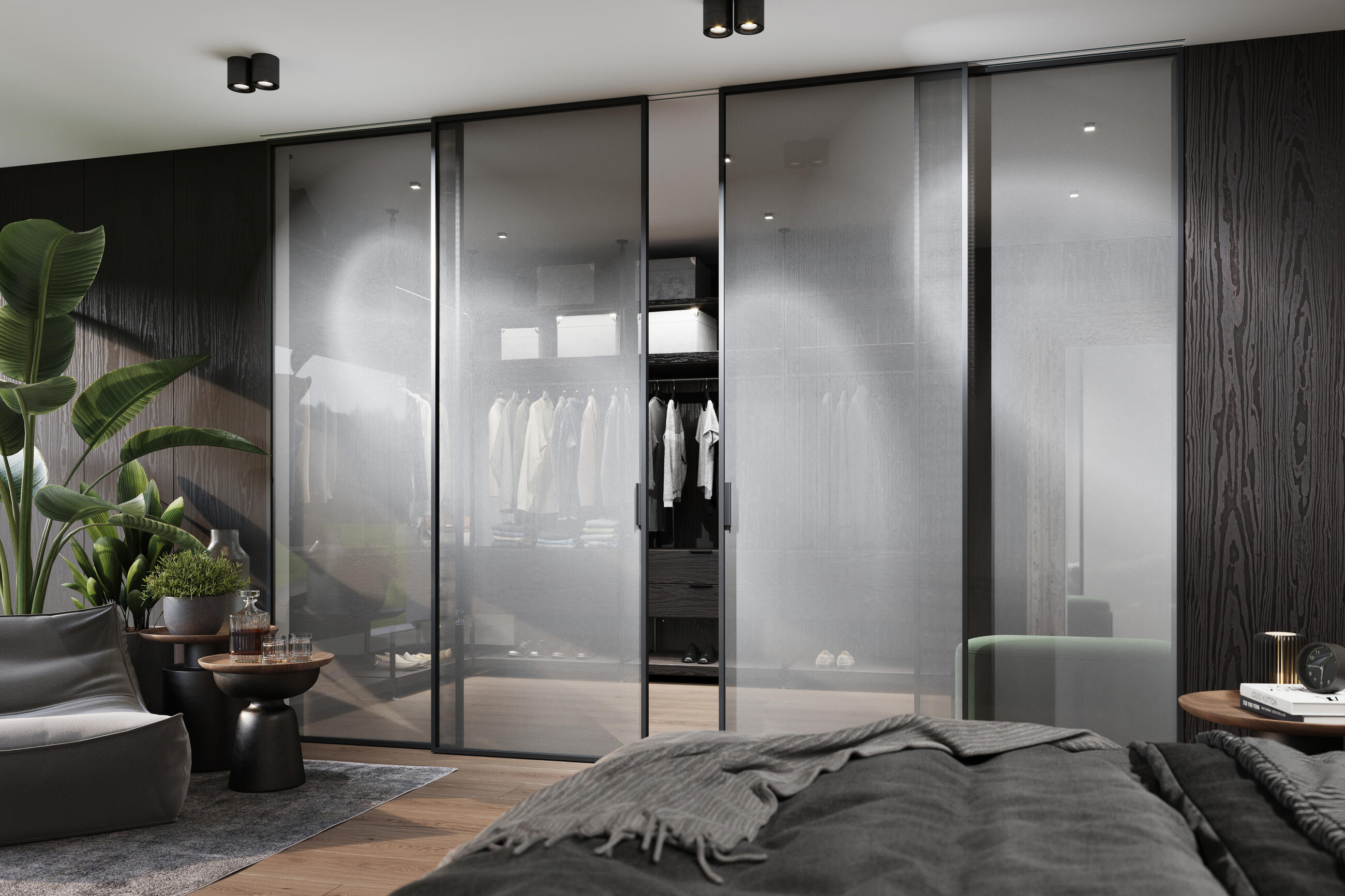 Ideanet Silver sliding door
