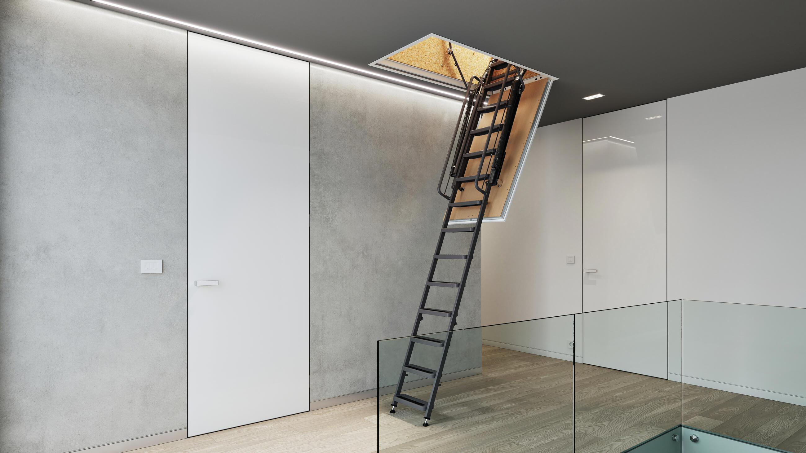 Aristo PP flame-resistant loft ladders