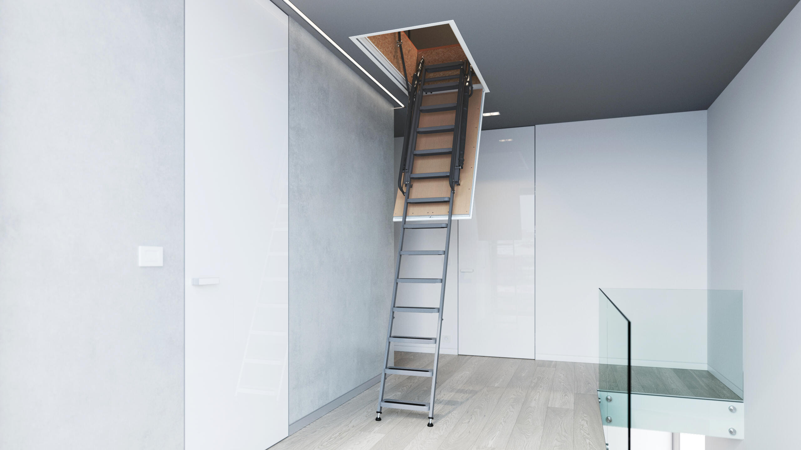 Aristo PP flame-resistant loft ladders
