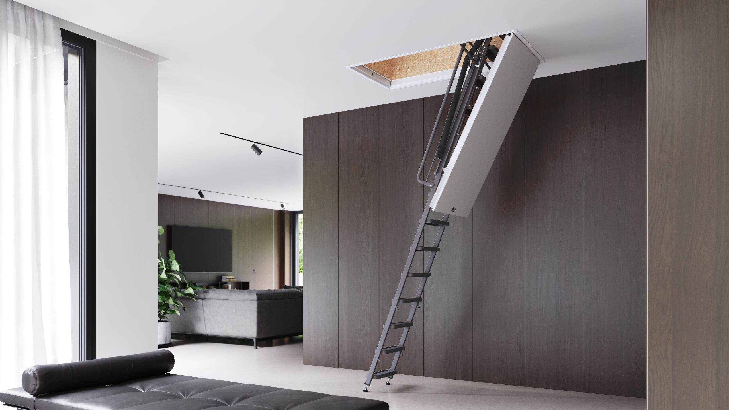 Aristo PP flame-resistant loft ladders
