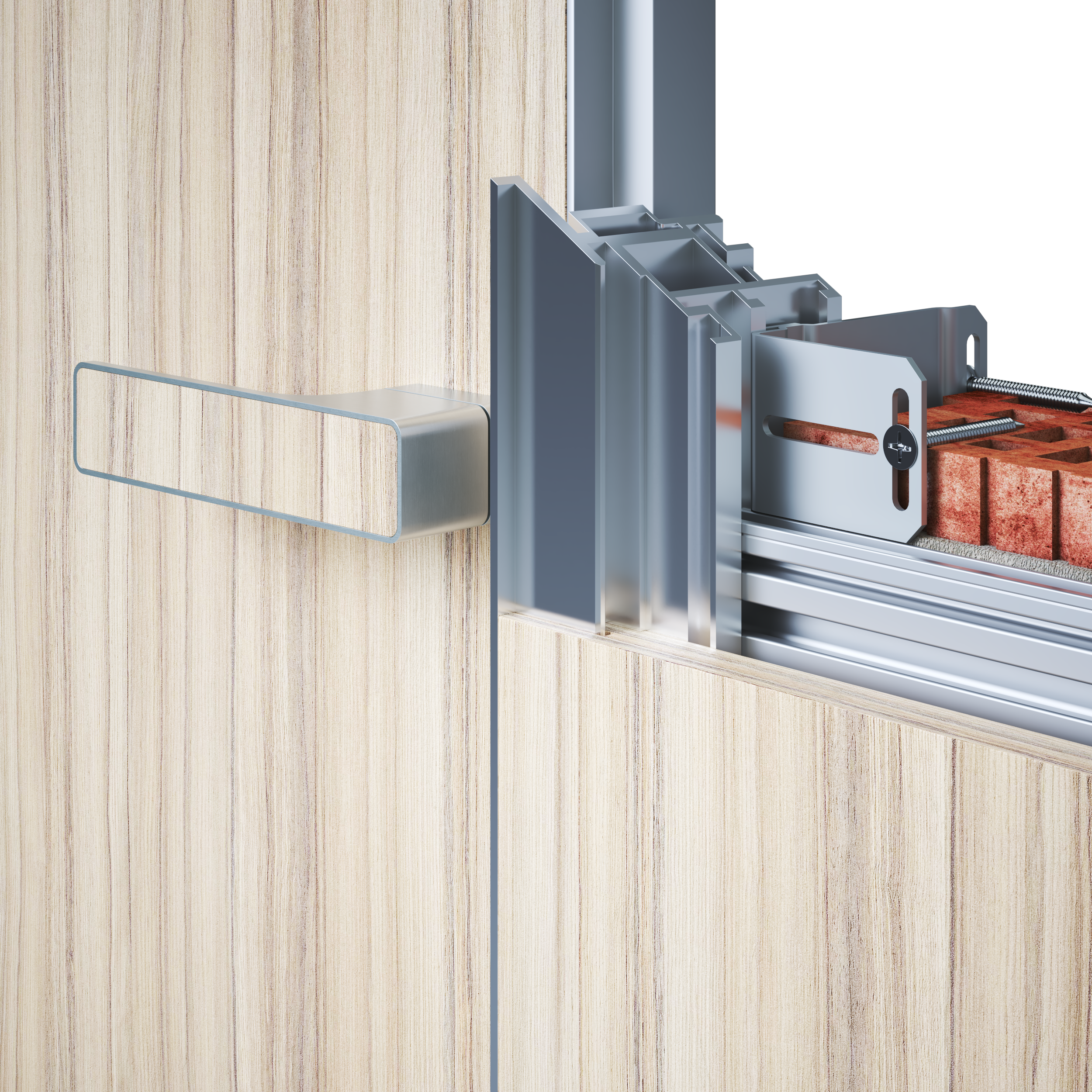 Efekta 25/15 concealed door frame
