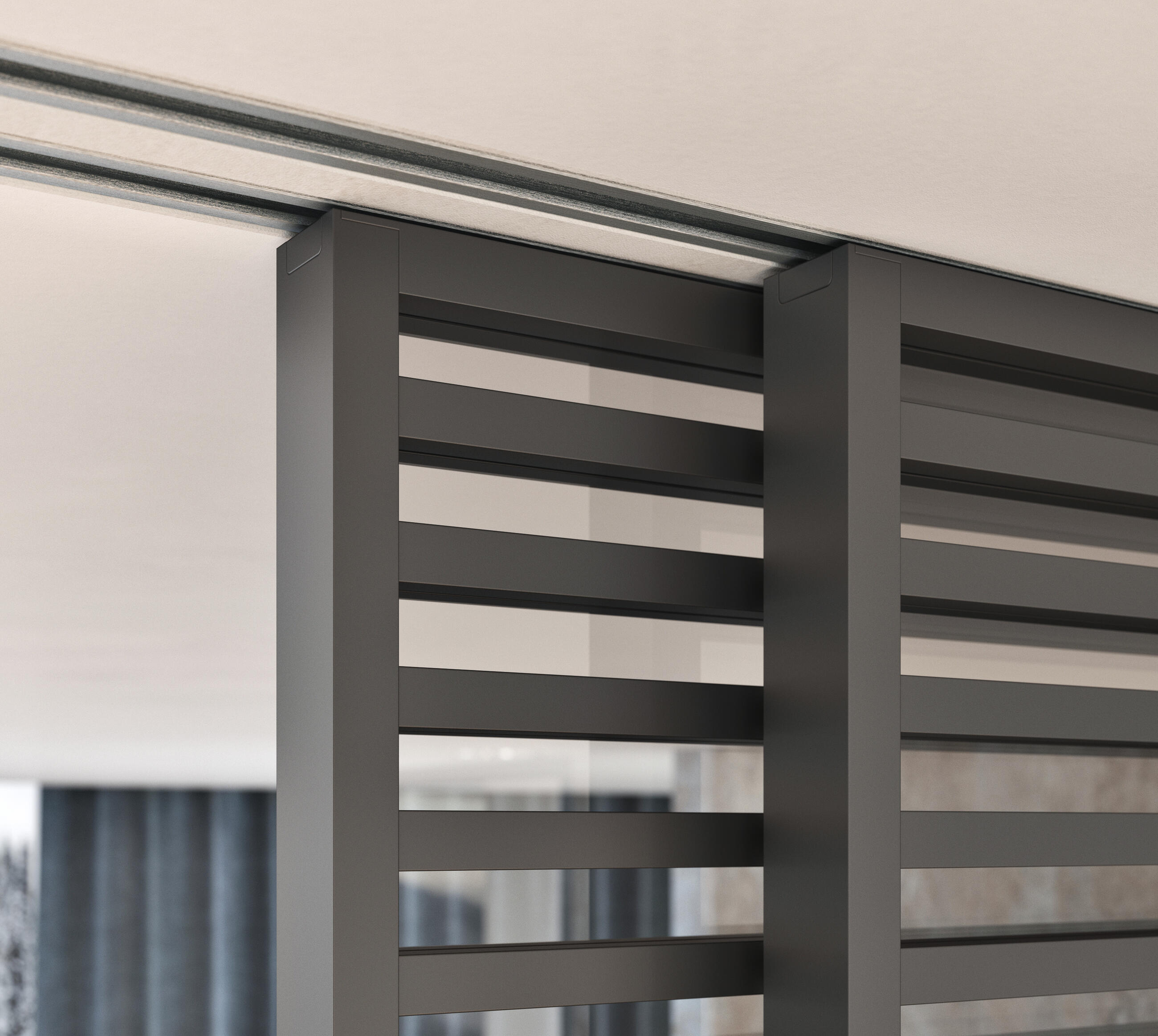 Detail of Idealine Horizontal door