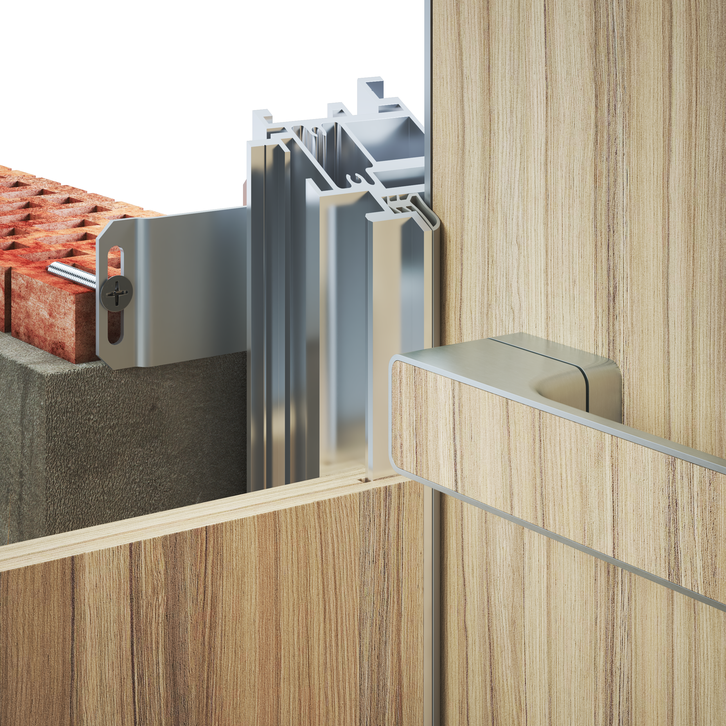 Efekta 40/00 concealed door frame