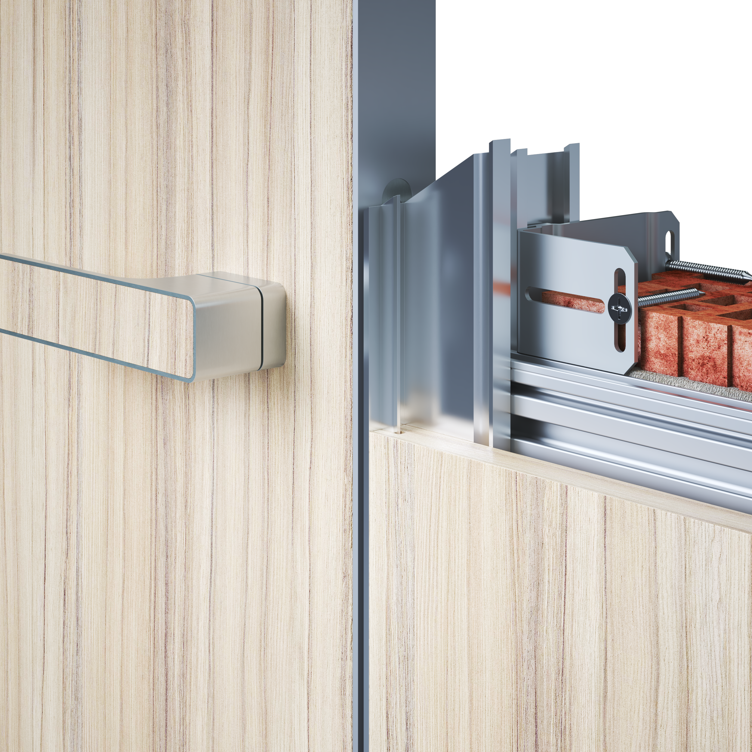 Efekta 40/00 concealed door frame