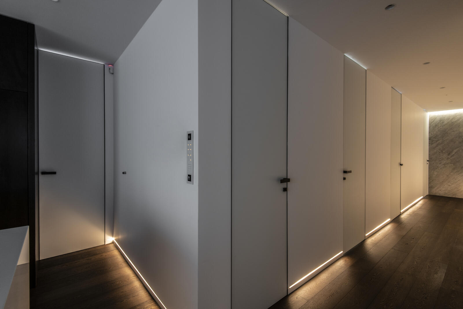 Aktive concealed door frames and Master doors